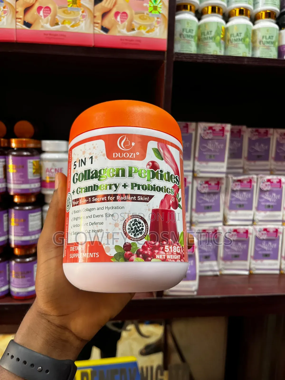 Douzi Collagen Peptides + Cranberry + Probiotics