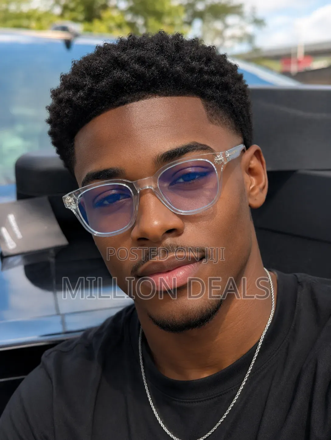 See Through Retro Men's Stylish Square Glasses