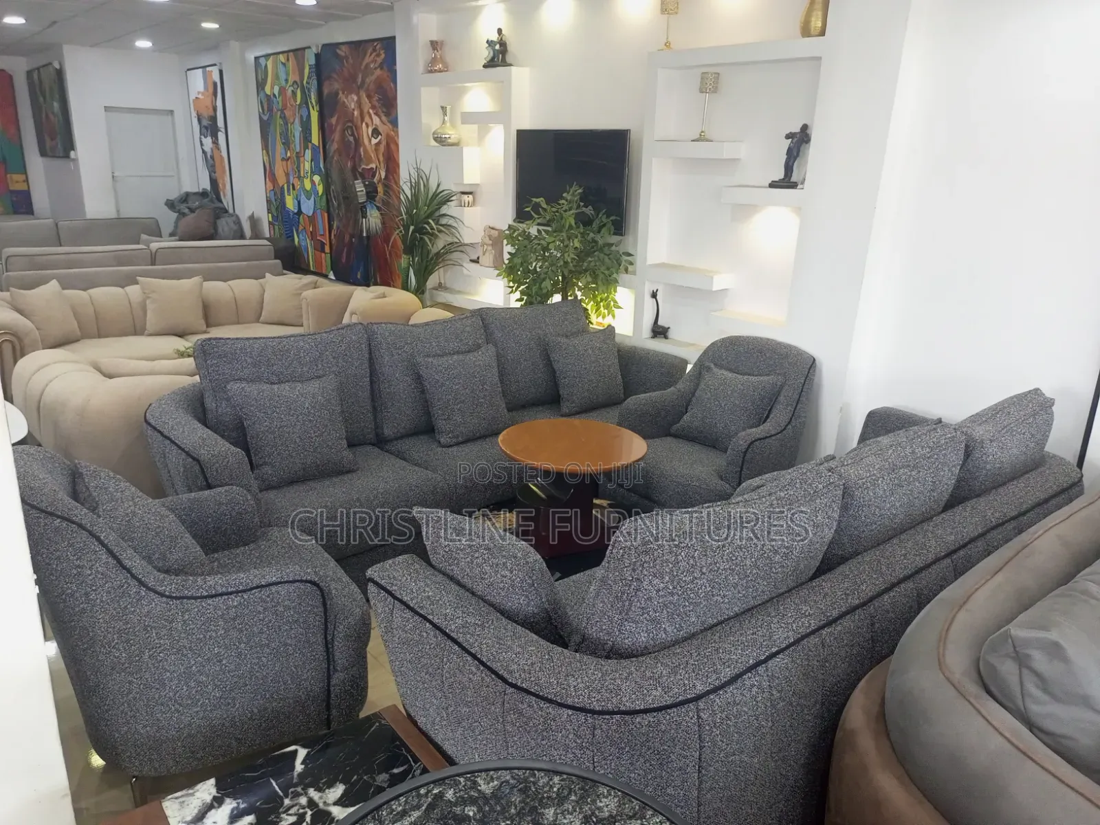Top Quality 7 Seaters Soft Sofa Set for Living Room