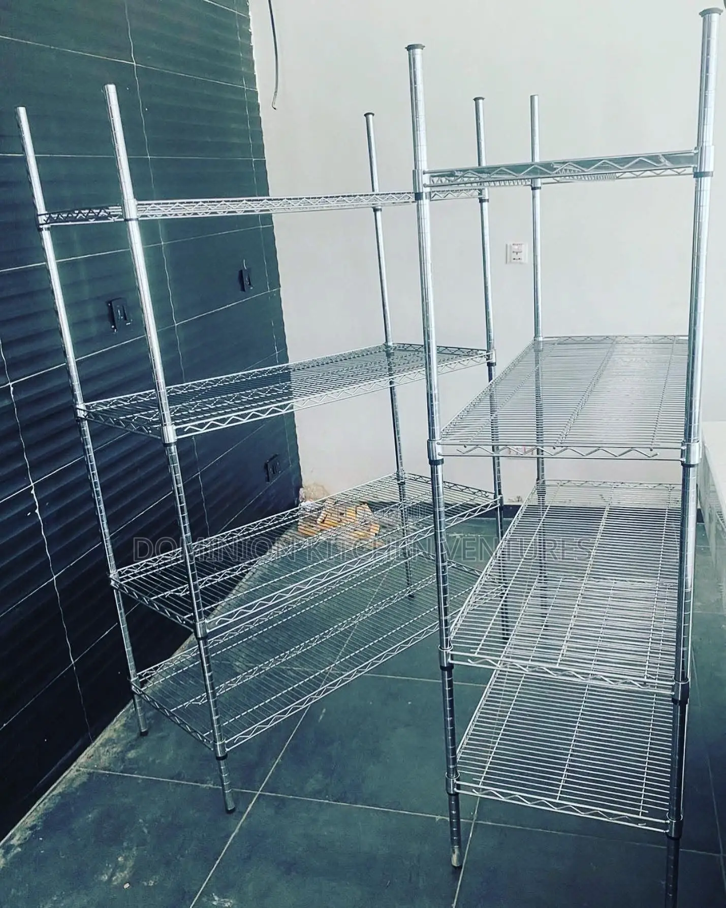 Chrome Wire Shelving Racks