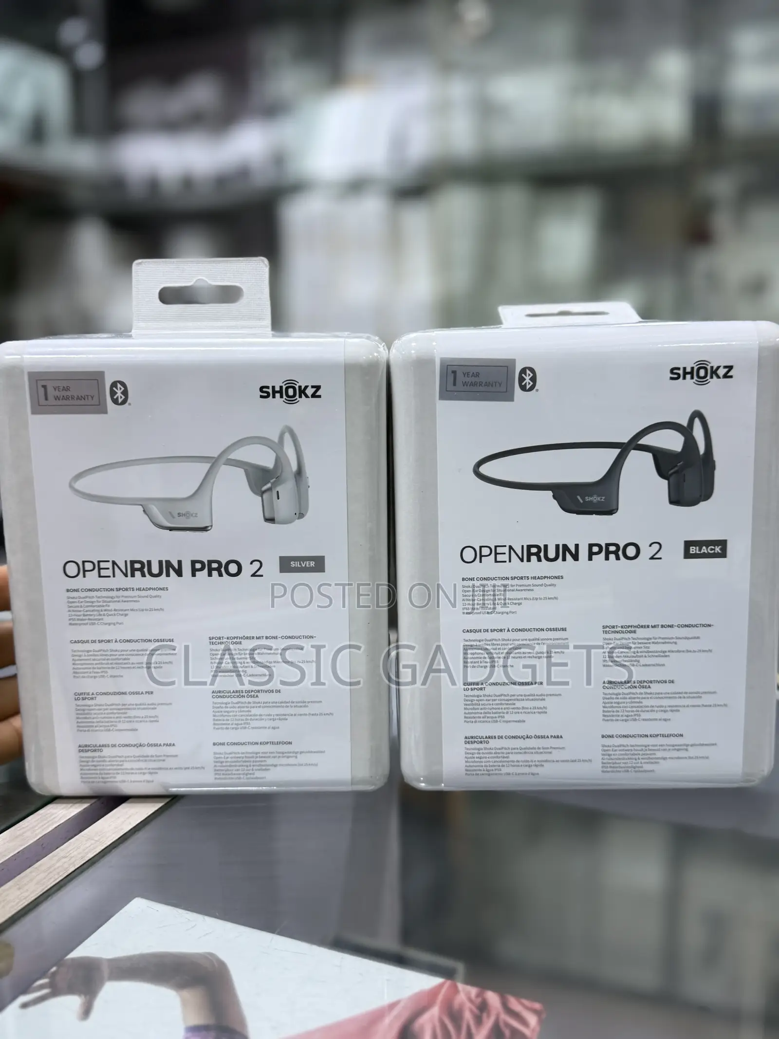 Shokz New Openrun Pro 2- Bone Conduction Headphones
