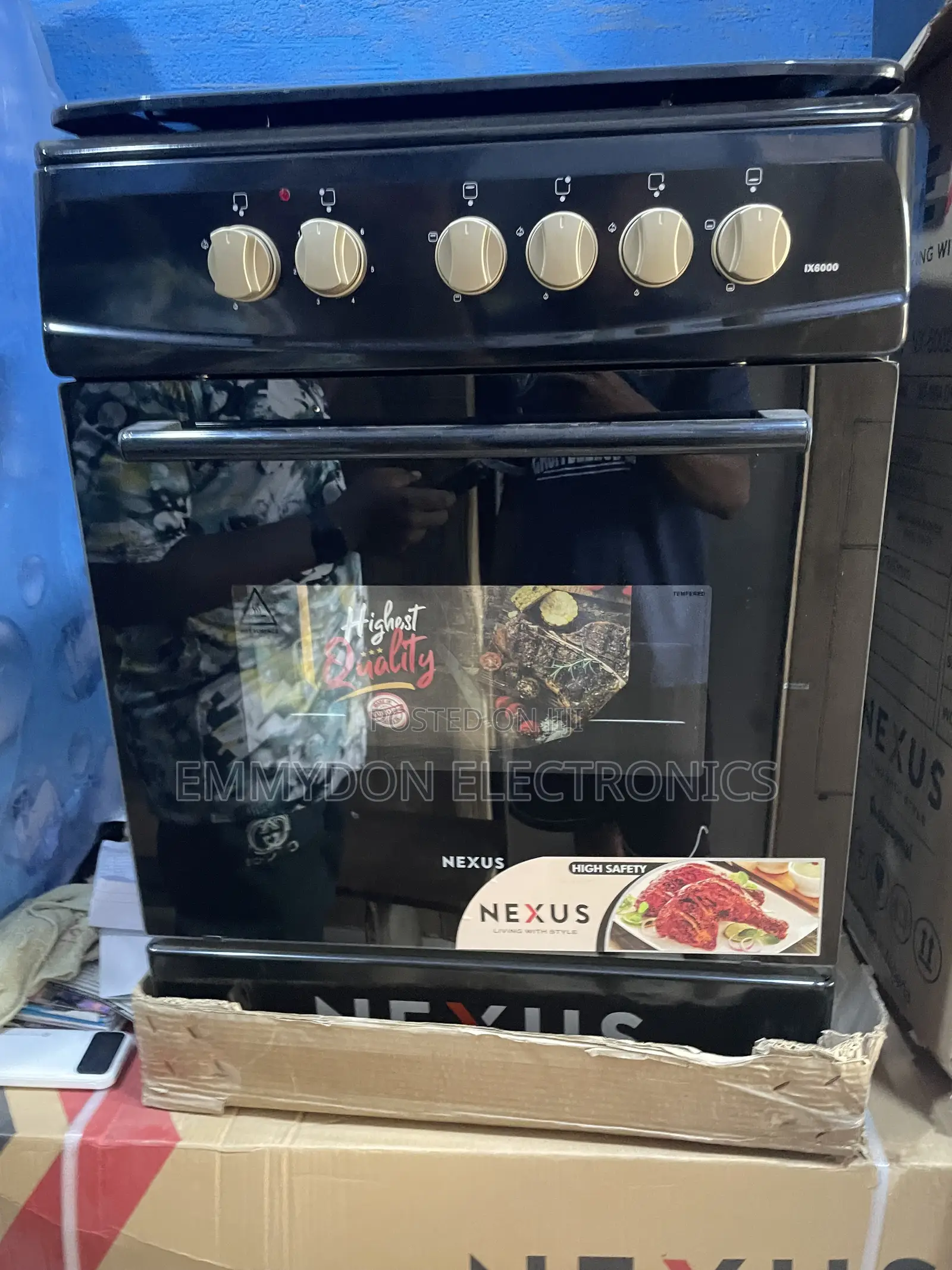Nexus Nx-5055 Gas Cooker With Durable Oven System