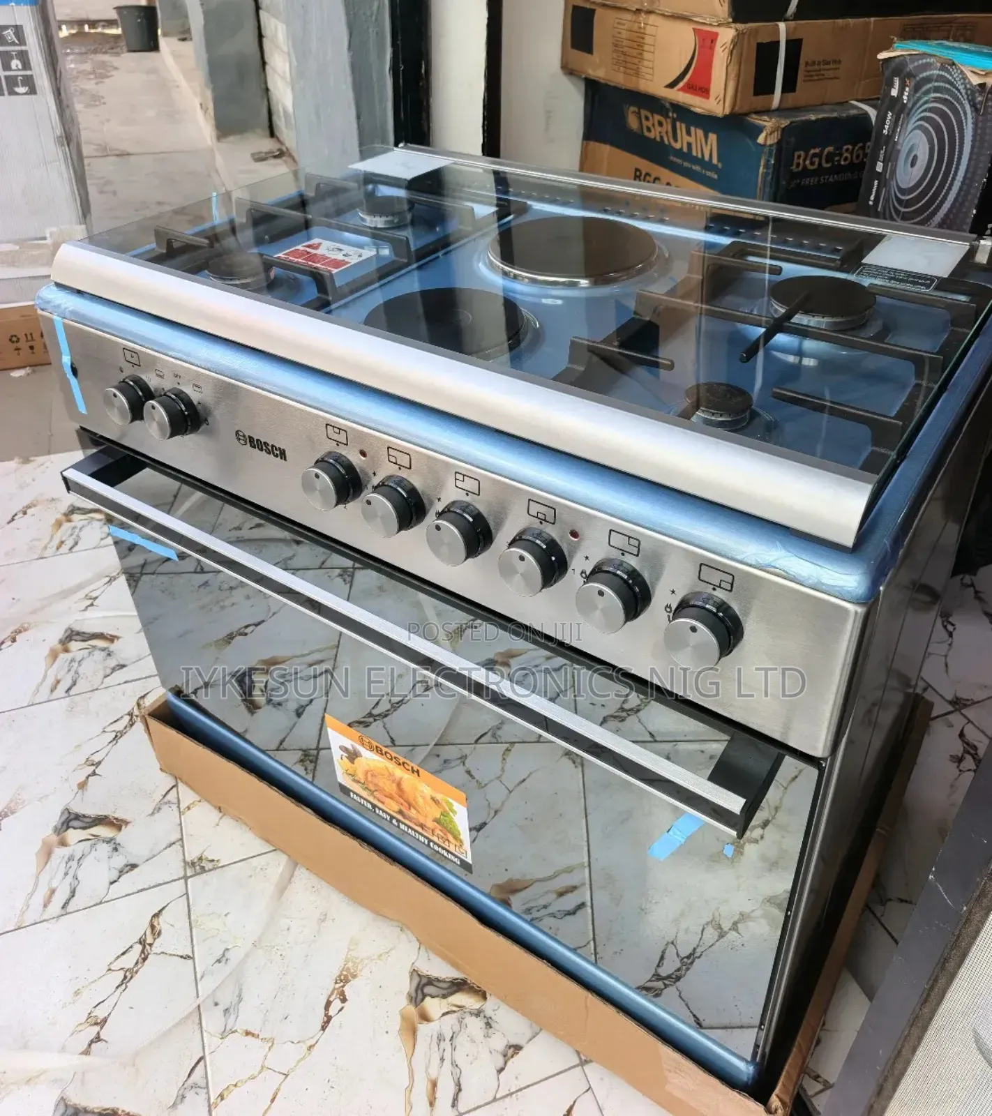 Quality Bosch 90cm Premium Luxury 4+2 Gas Electric Cooker With Oven