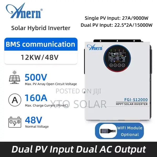 Anern 12kw/48v Hybrid Inverter