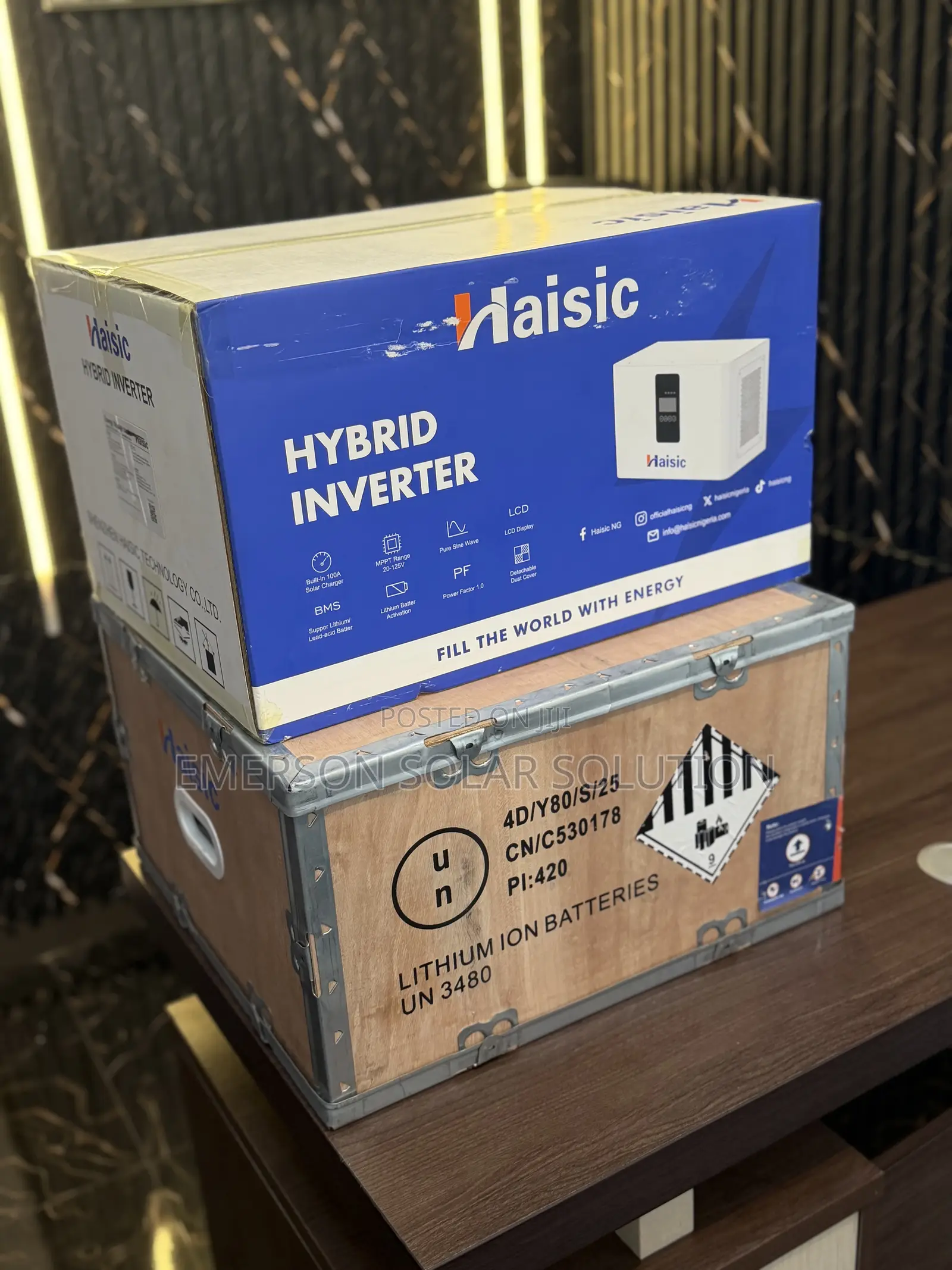 The Haisic 4kwh 1.5kva All-in-One Solar System