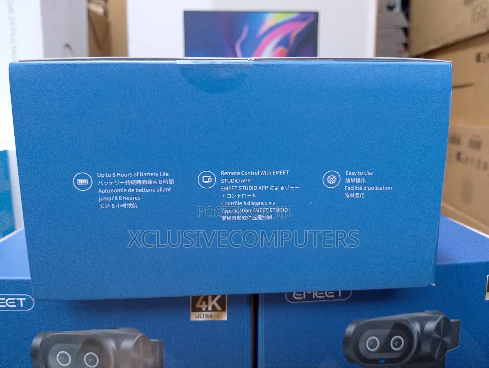 Emeet Pixy Dual-Camera Ai Powered PTZ Wireless Uhd Webcam