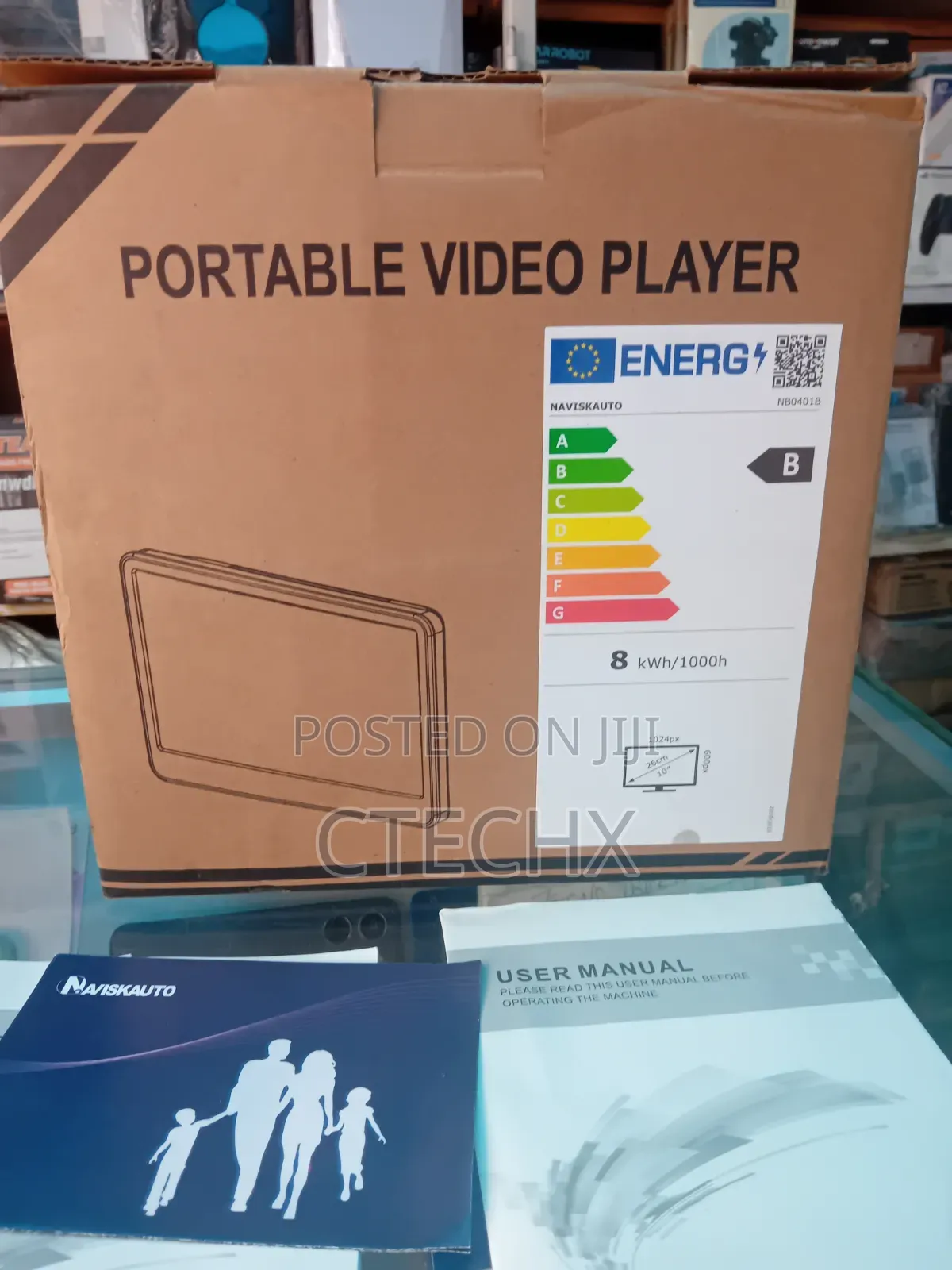 Portable Video Player for Cars