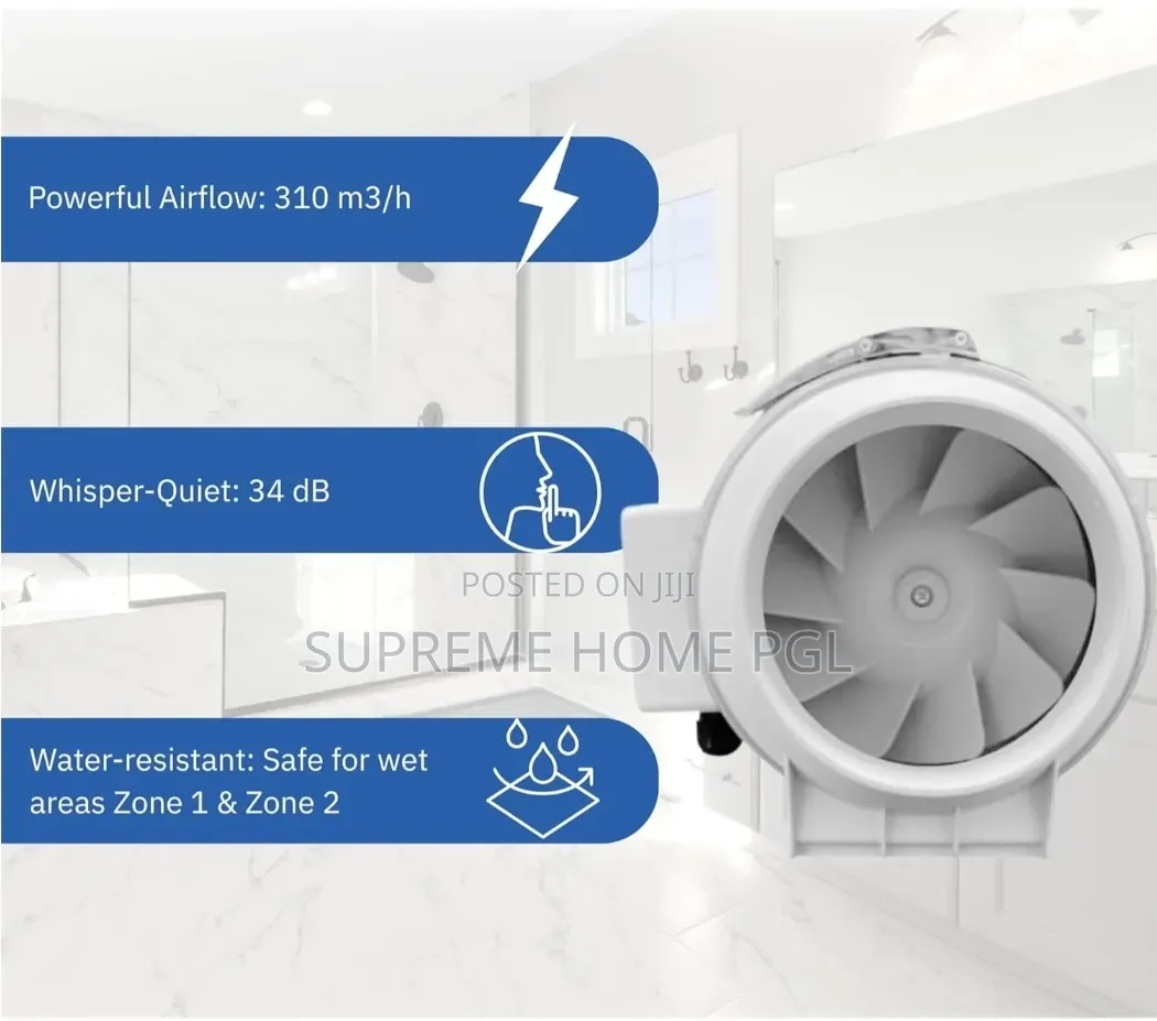 High Quality in-Line High Speed Silent Extractor Fan