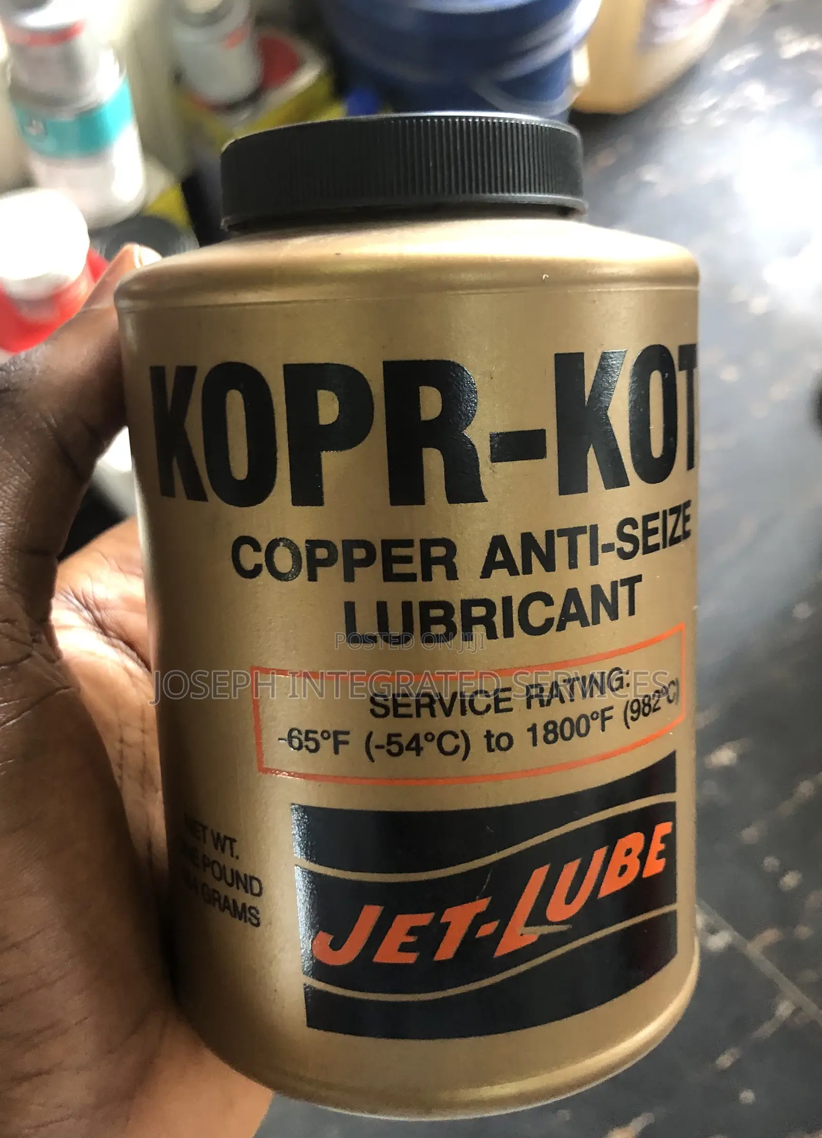 Jet-Lube Kopr-Kote Copper Anti-Seize Lubricant.