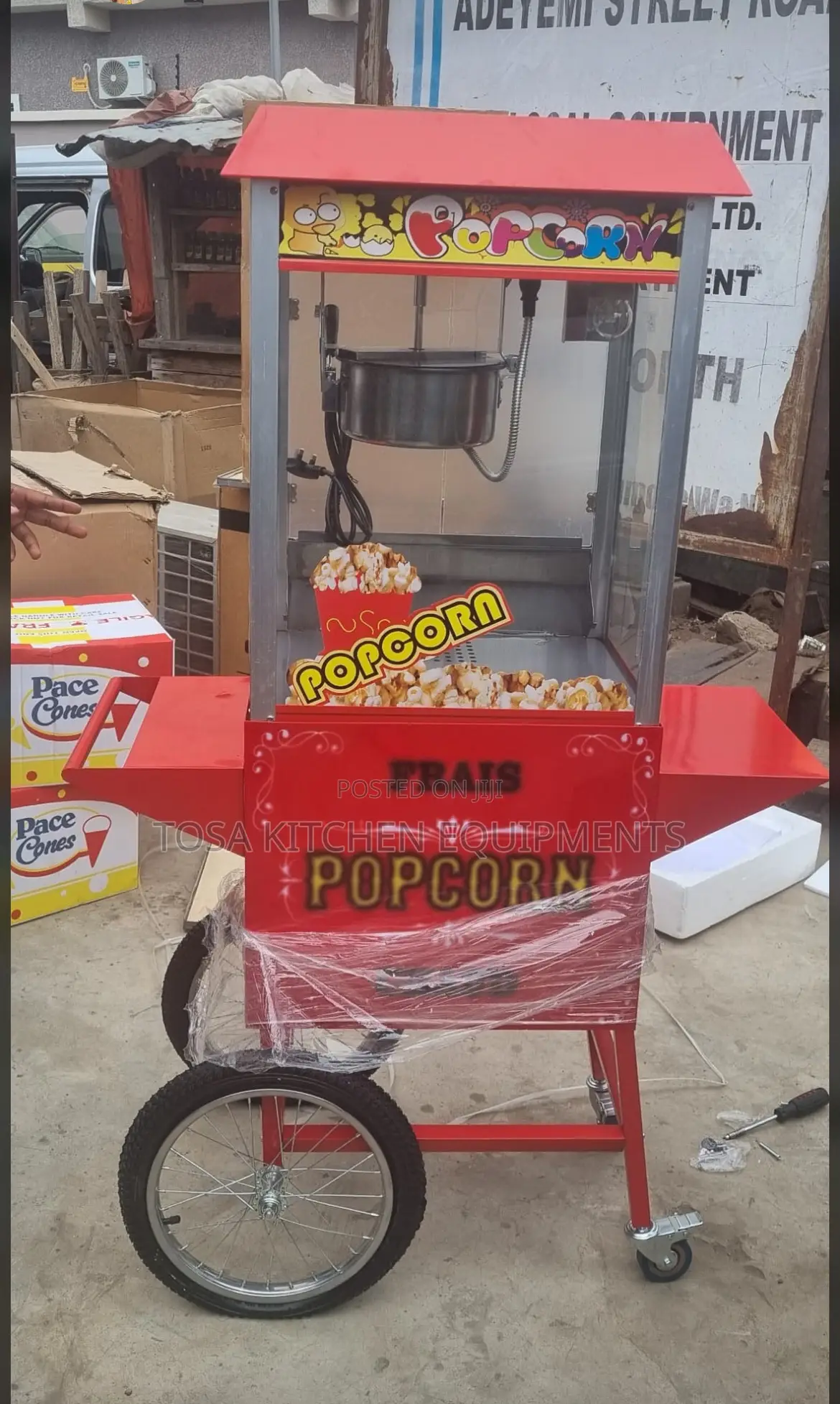 Popcorn Machine With Trolley