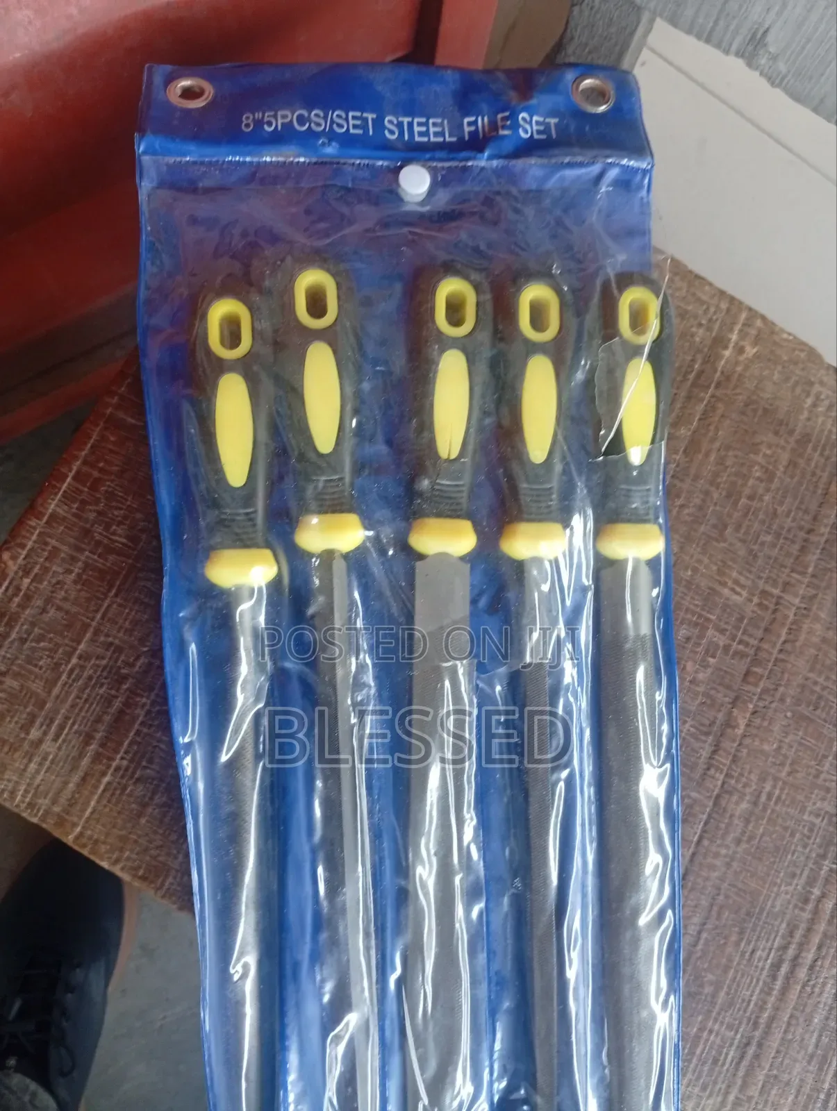 8" 5pic/Set Steel File Set