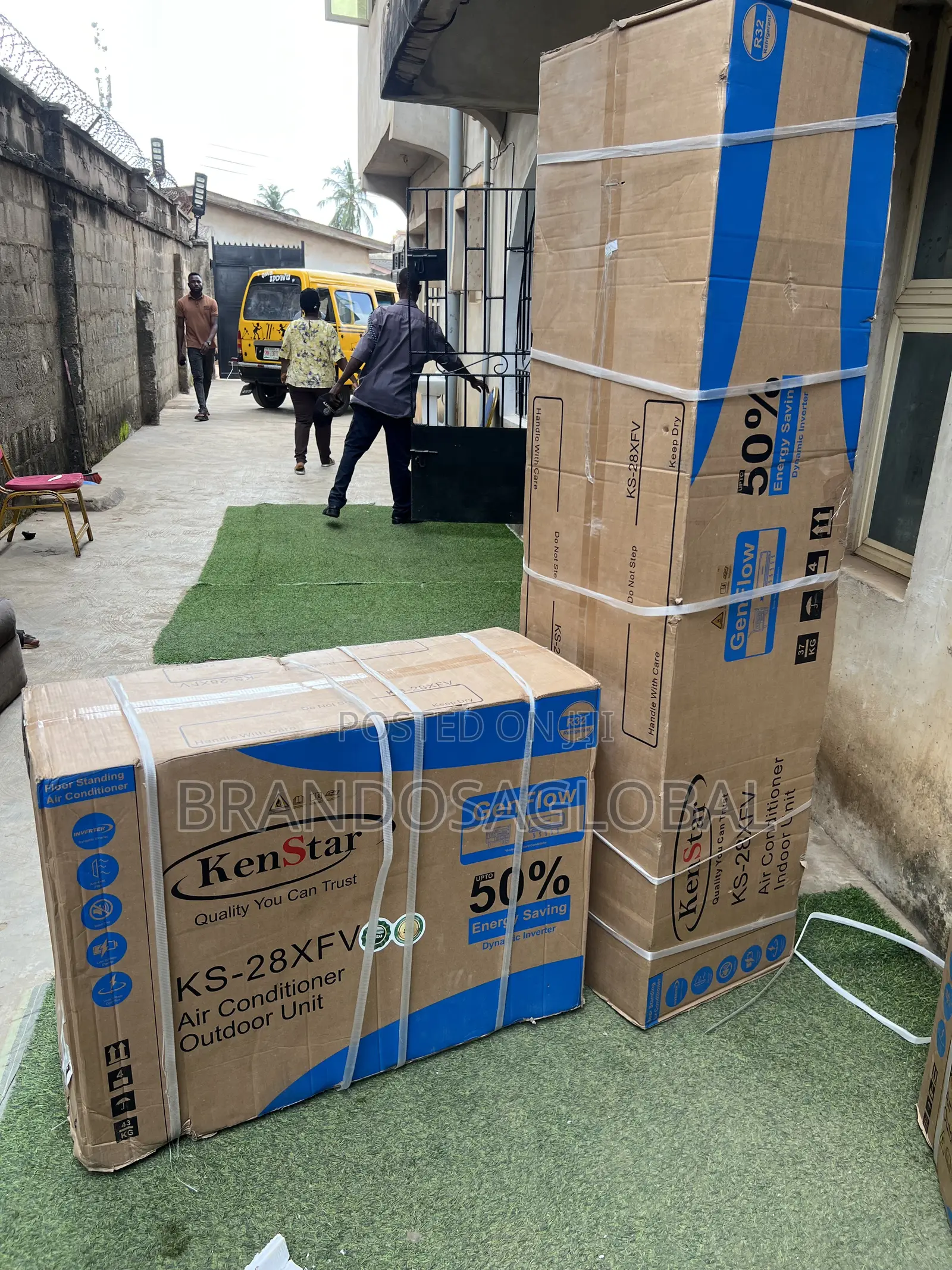 Kenstar 3 Hp Inverter Floor Standing Ac[Ks28xfv]Cooling Appliance