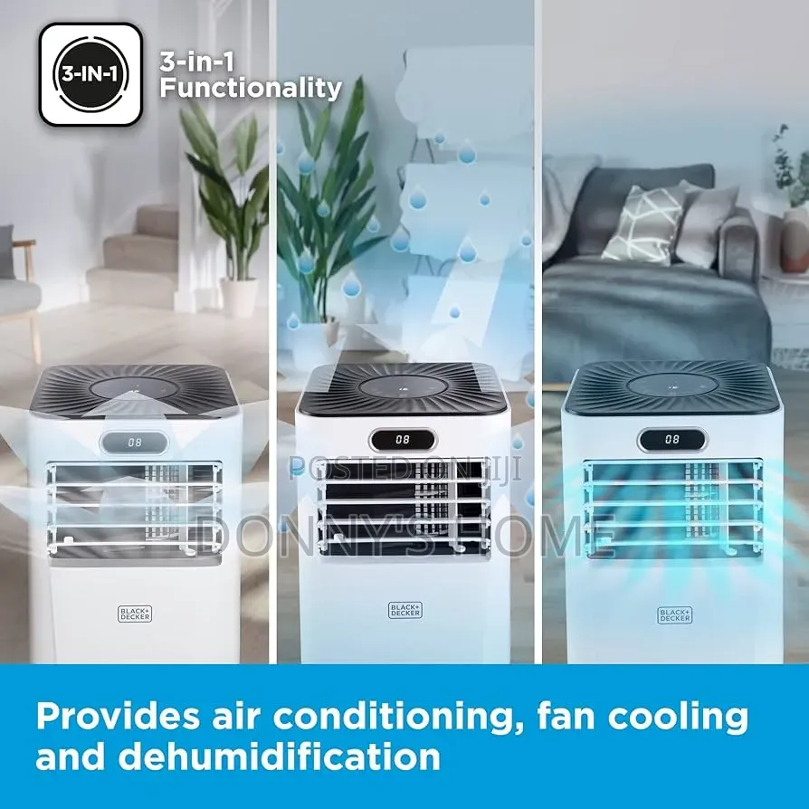 Black Decker Smart 3 in 1 Portable Air Conditioner