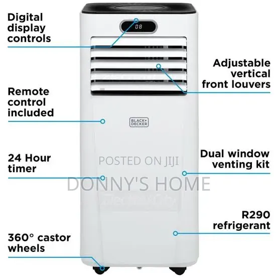 Black Decker Smart 3 in 1 Portable Air Conditioner