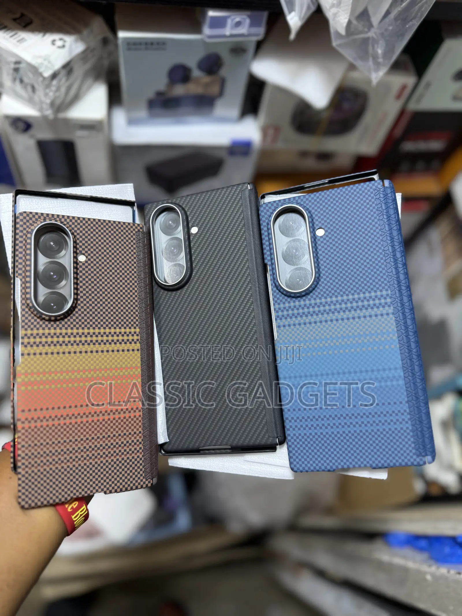 Ultra Slim Carbon Fiber Magsafe Case for Samsung Galaxy Fold 7