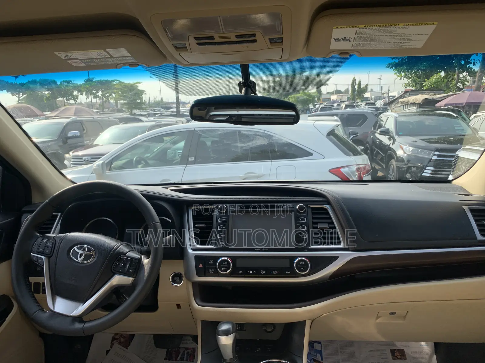 Toyota Highlander Limited V6 4x4 (3.5L 6cyl 6A) 2016 Black