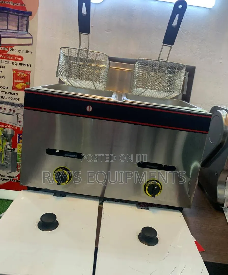 Single/Double Commercial 10litres Deep Gas Fryer