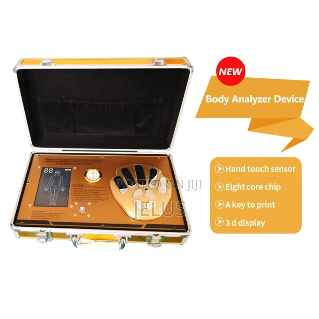 Gold, Quantum Resonance Magnetic Analyzer, With 3d, Display.