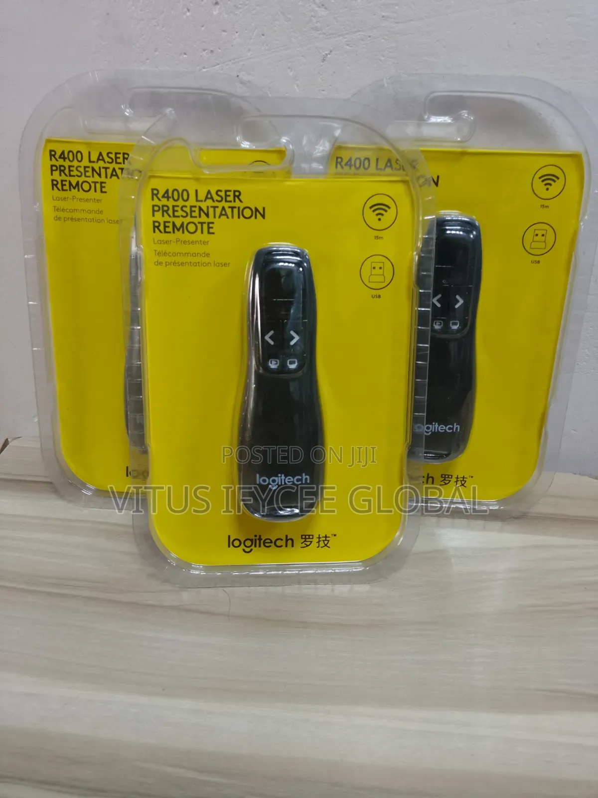 Logitech R400 Laser Presentation Remove