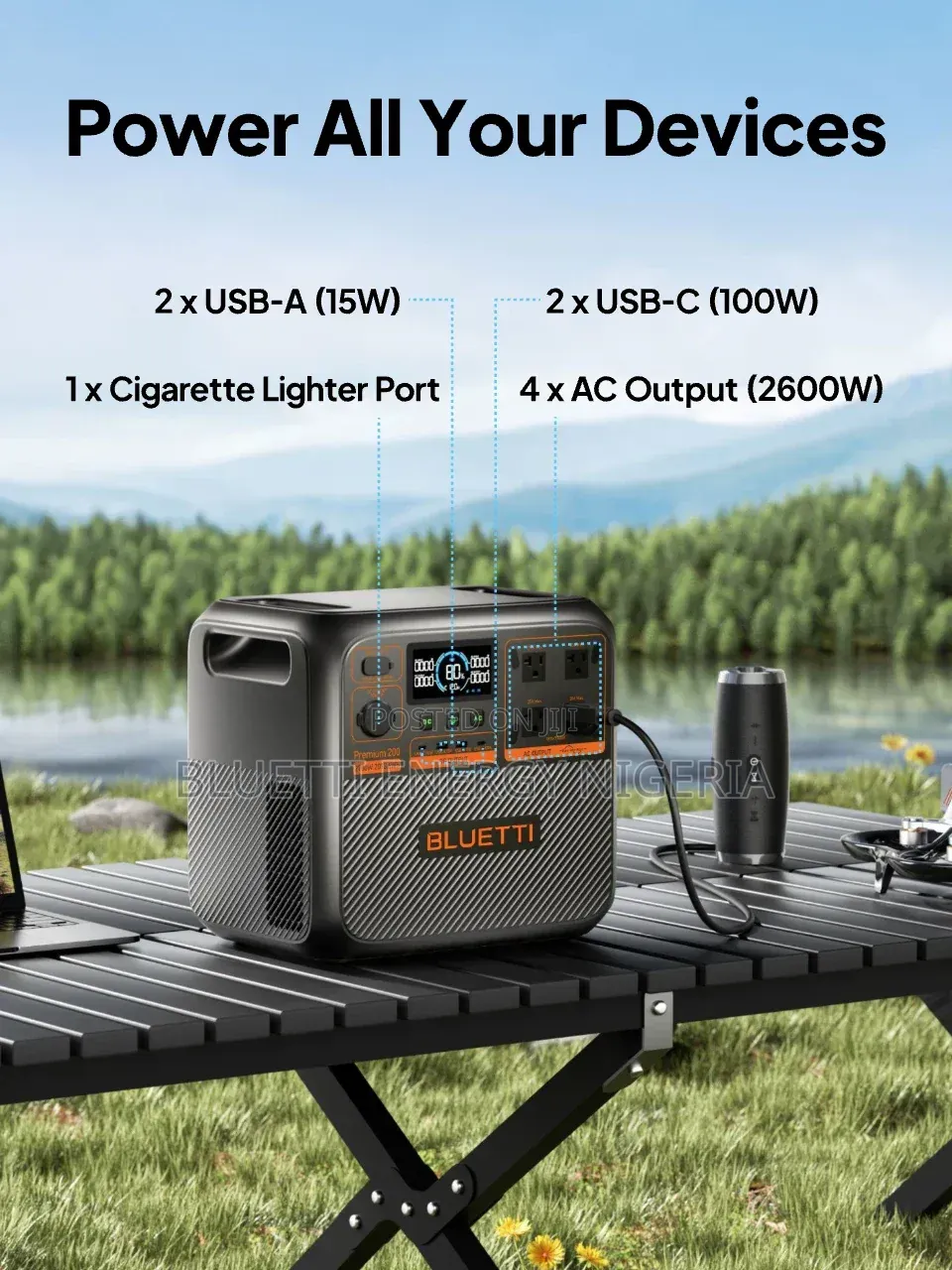 Bluetti Premium 200 V2 | 2.7kw | 2kwh Power Station