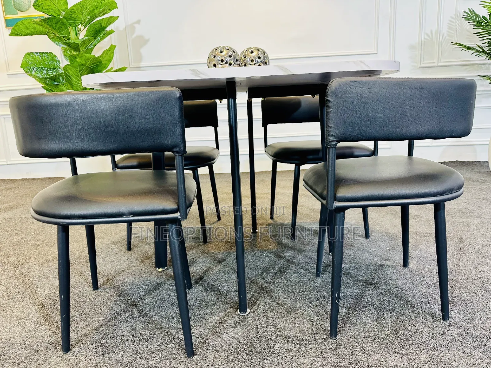 Mono Luxe Dining Set