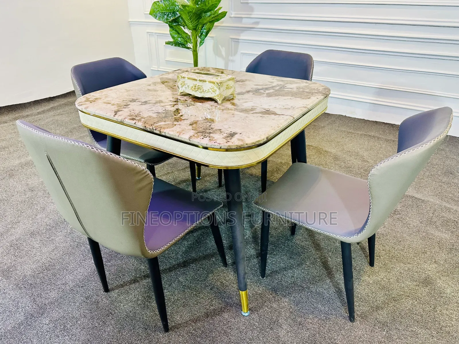 Earthstone Luxe Dining Set