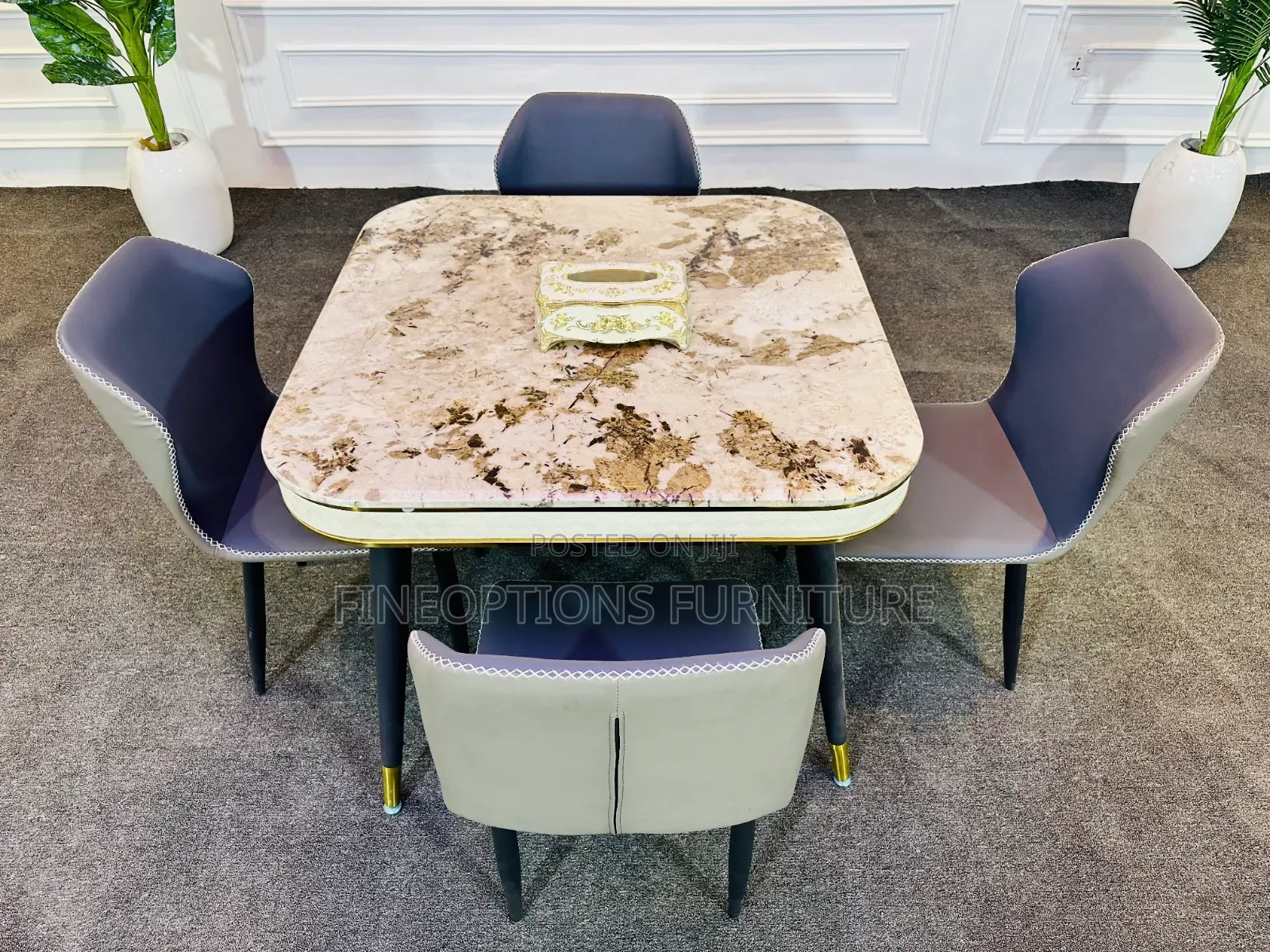 Earthstone Luxe Dining Set
