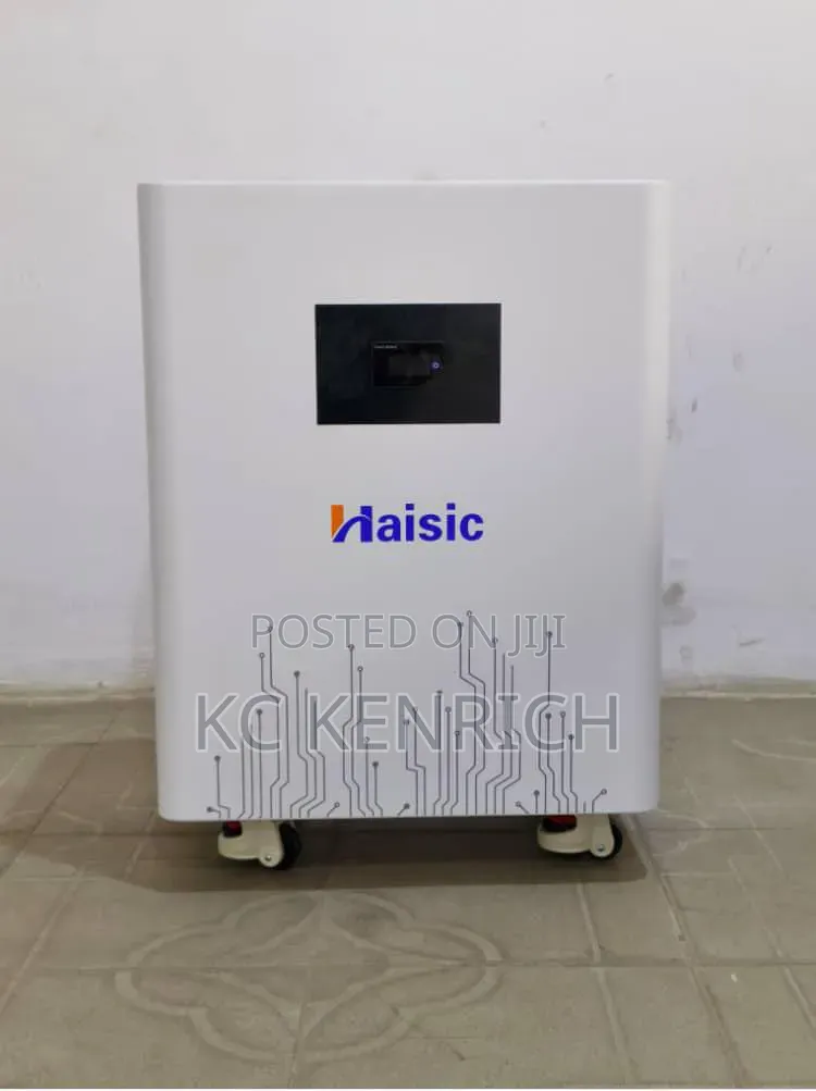 Haisic Movable White Lithium Solar Battery 8kwh, 24 Volts