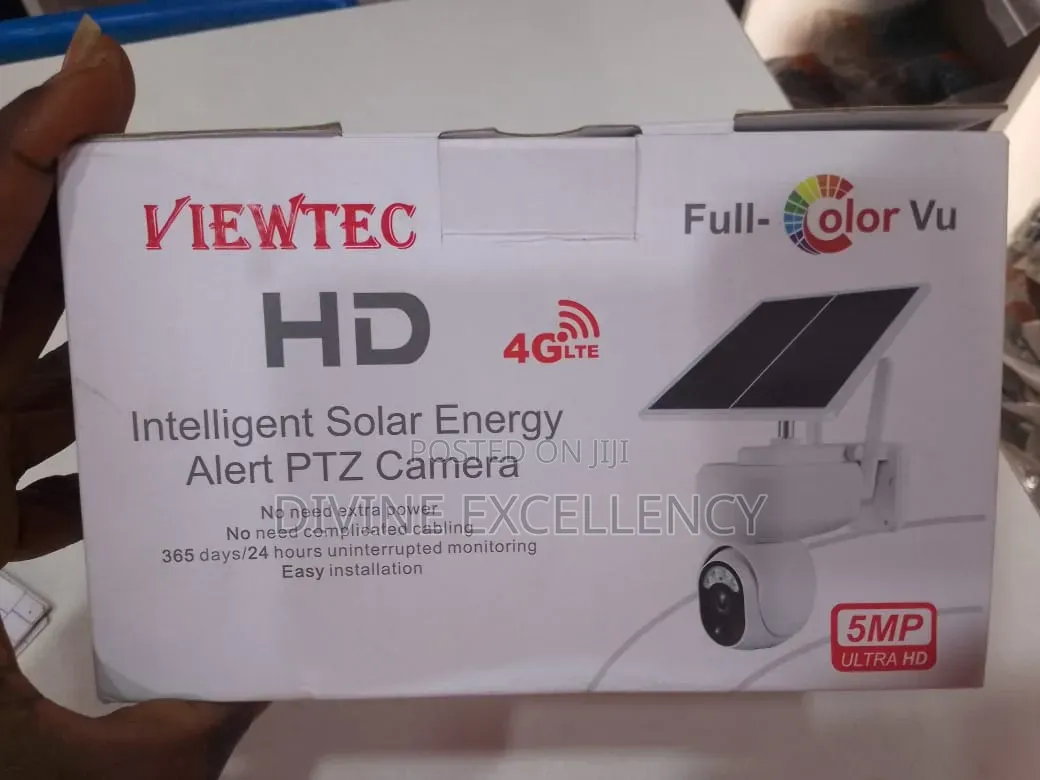 Single Lens Solar CCTV Camera