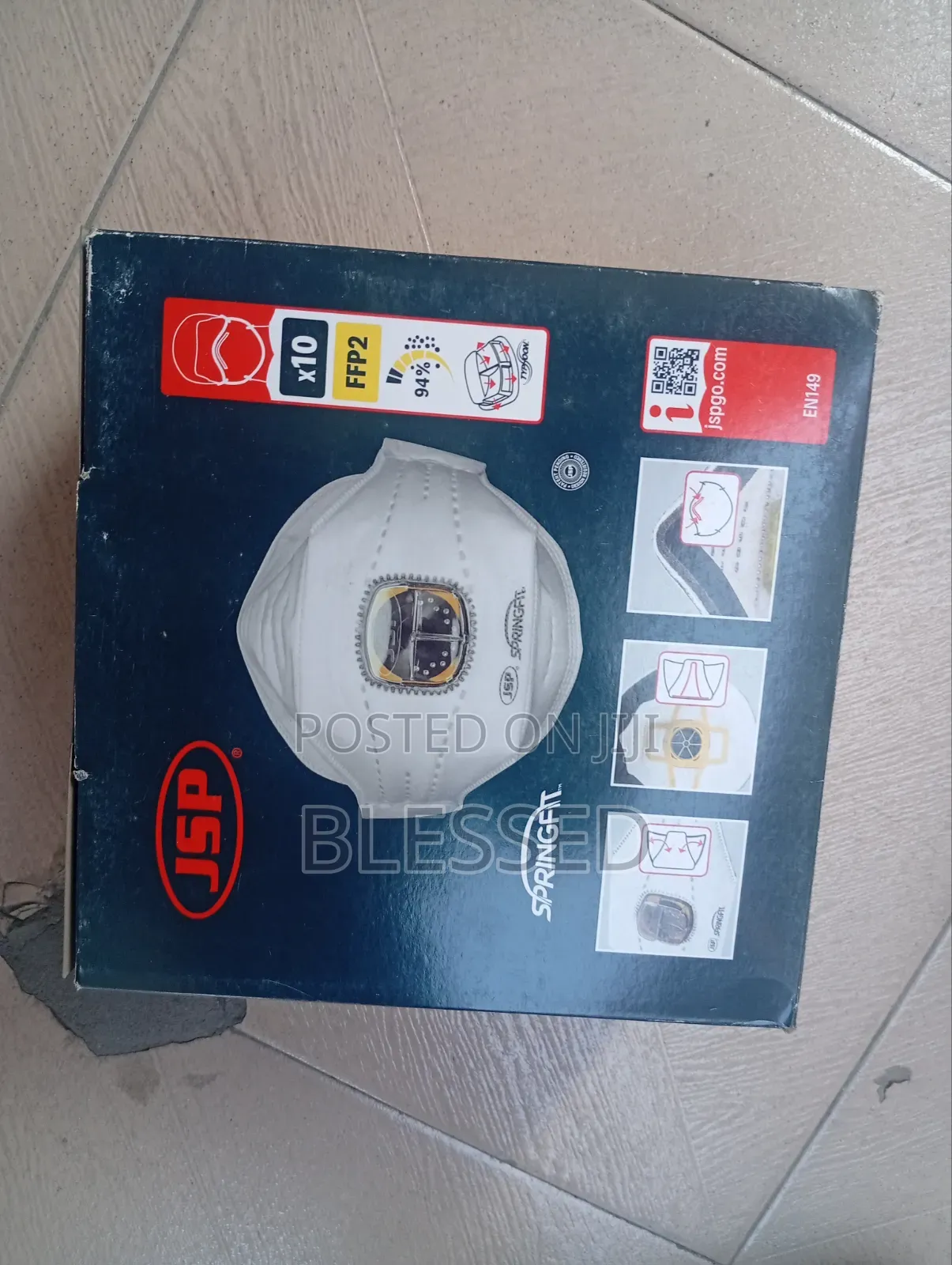 Nose Mask Ffp2 Jsp 10 In A Pack