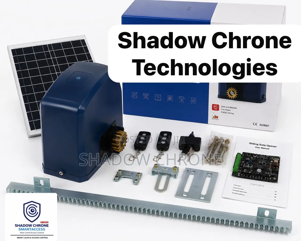 Automatic Sliding Gate Engine With Solar Support