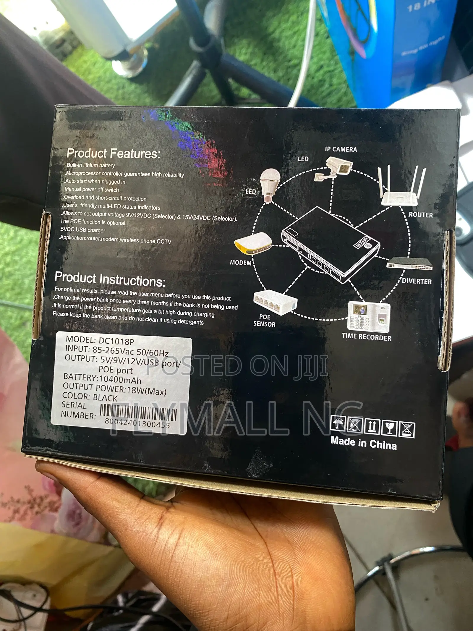 Mini Dc Ups 10400mah Router Power Bank