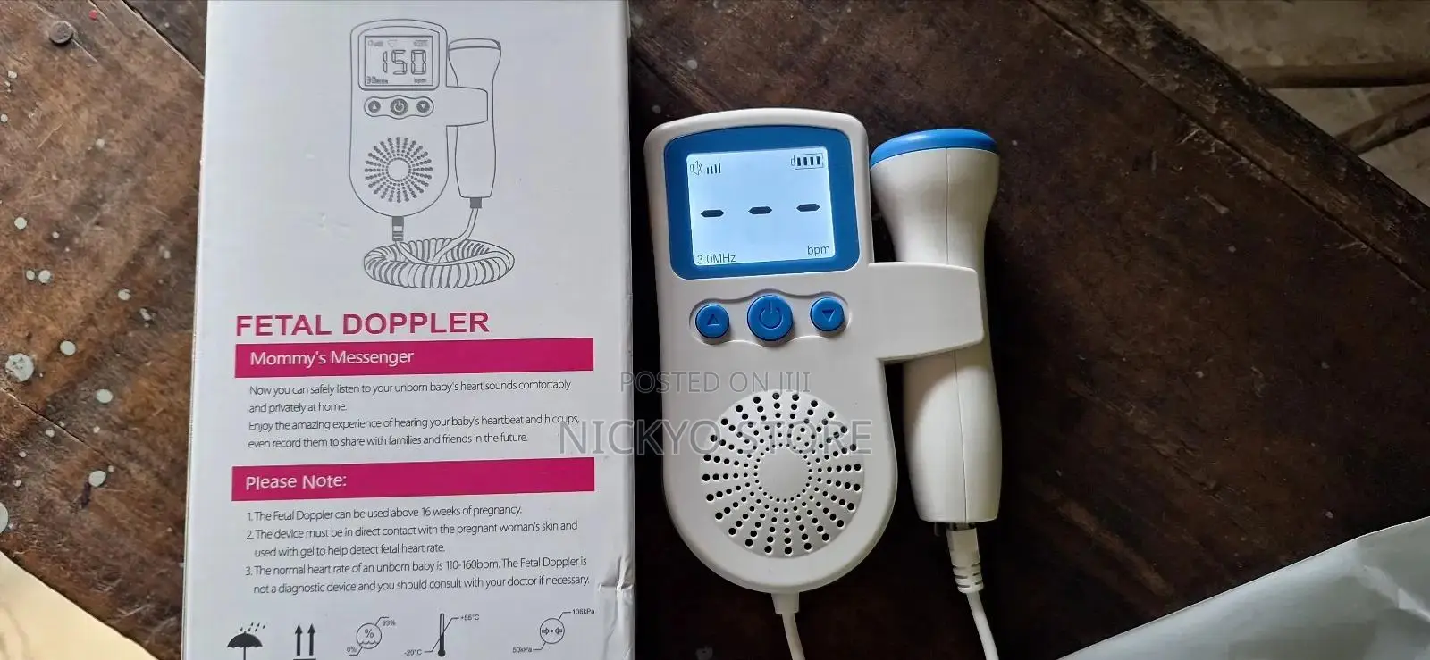 Baby Fetal Sound Heart Rate Detector