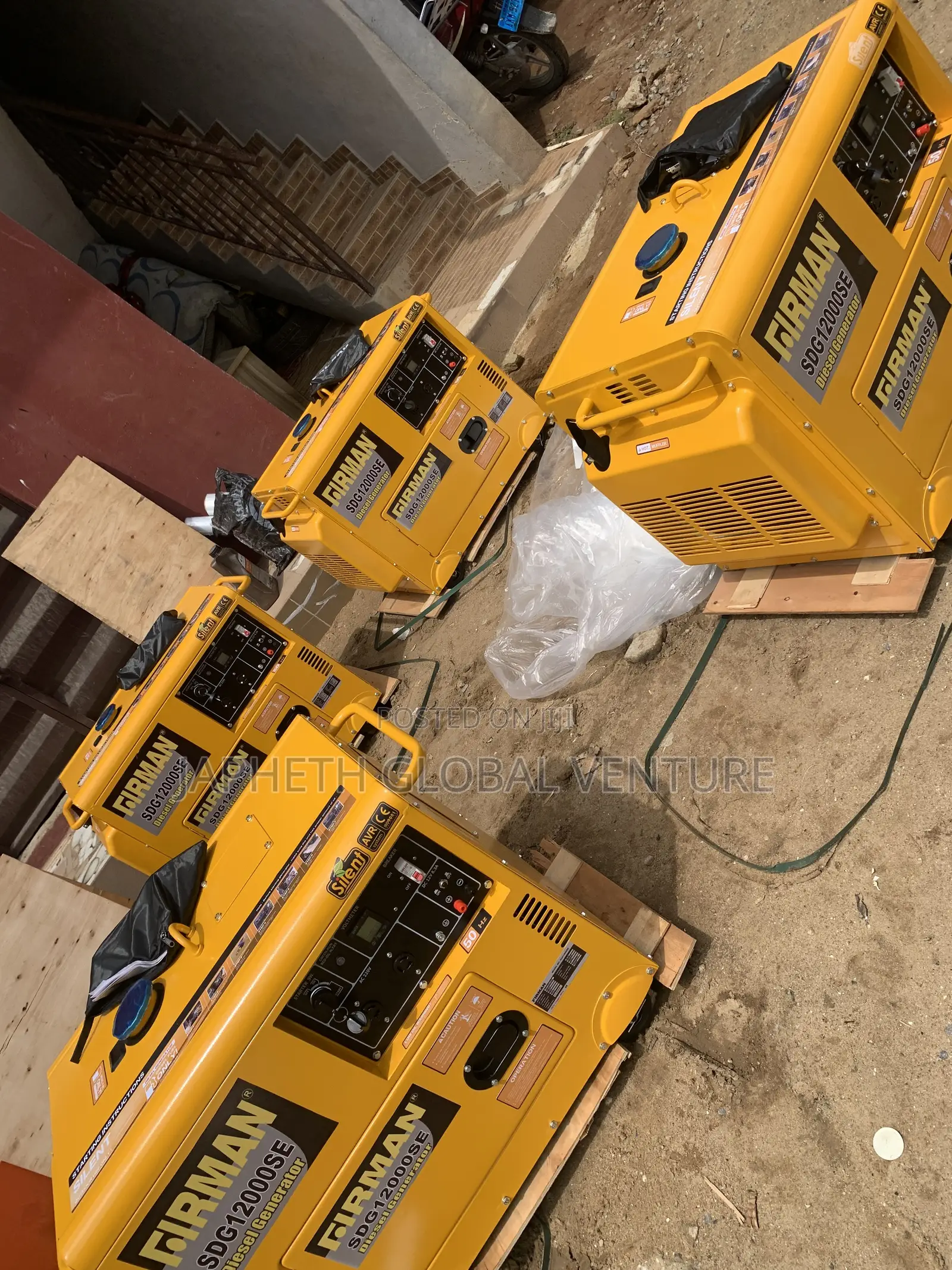 Firman Sdg12000se 12kva Soundproof Diesel Generator – 100% Copper