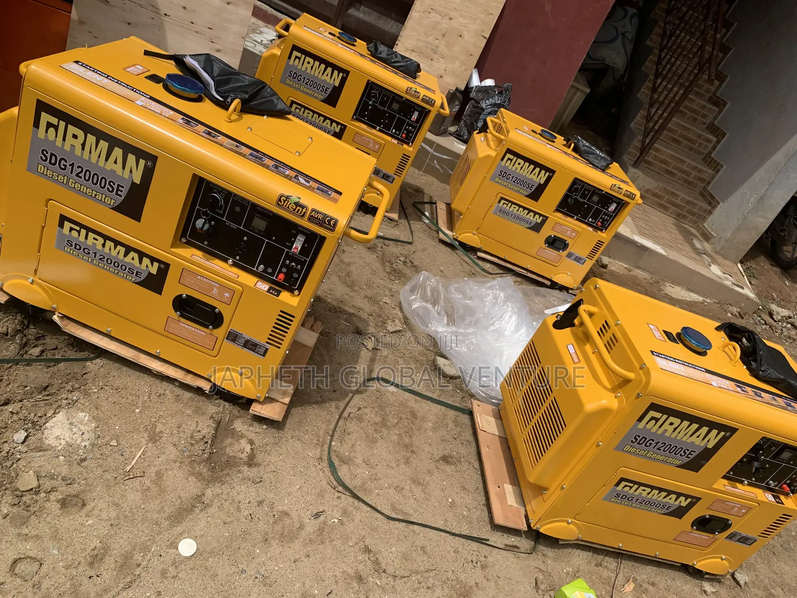 Firman Sdg12000se Key Start Diesel Generator – Super Silent