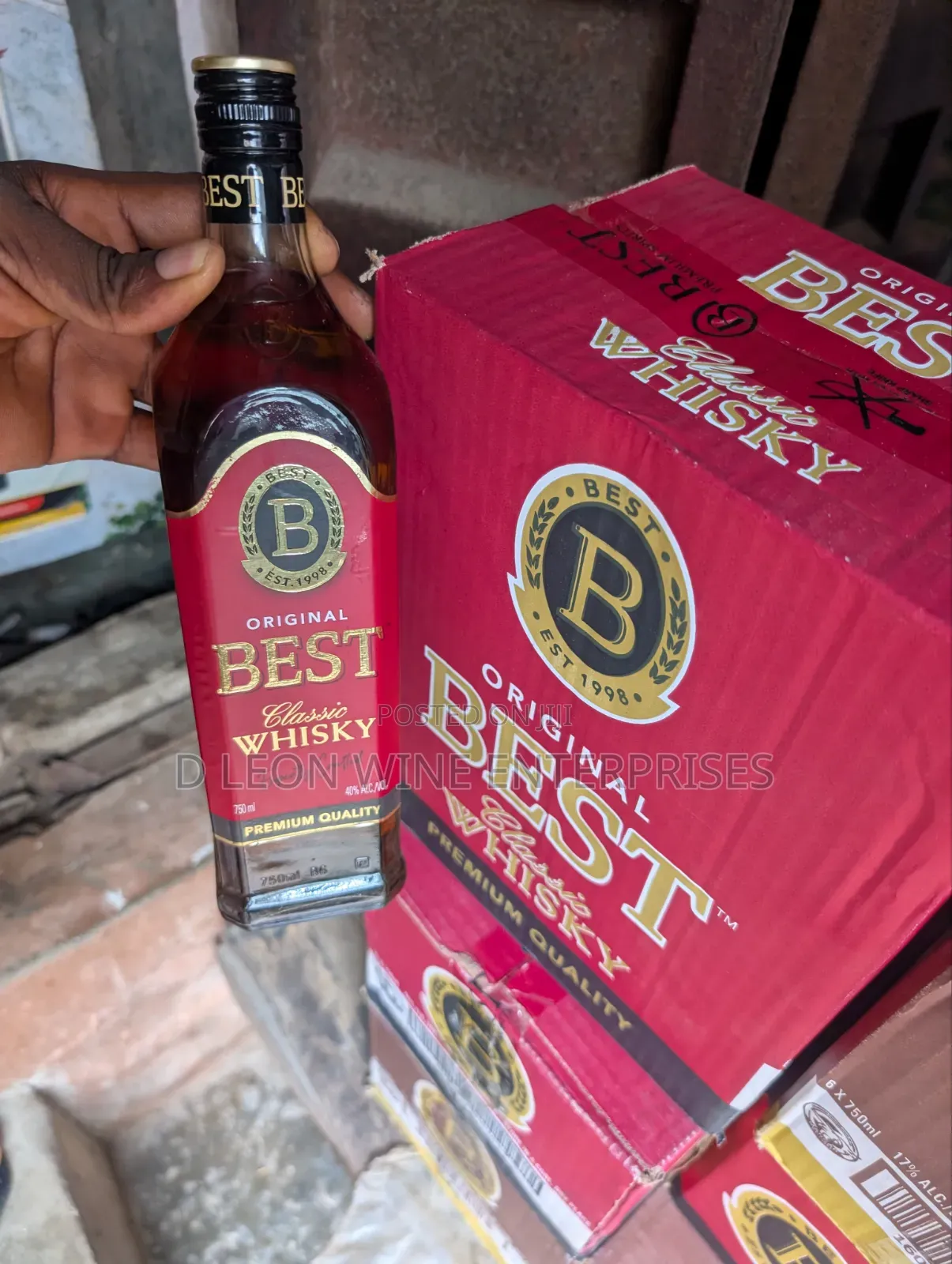 Best Whiskey Big,Carton by ( 12 Bottles )