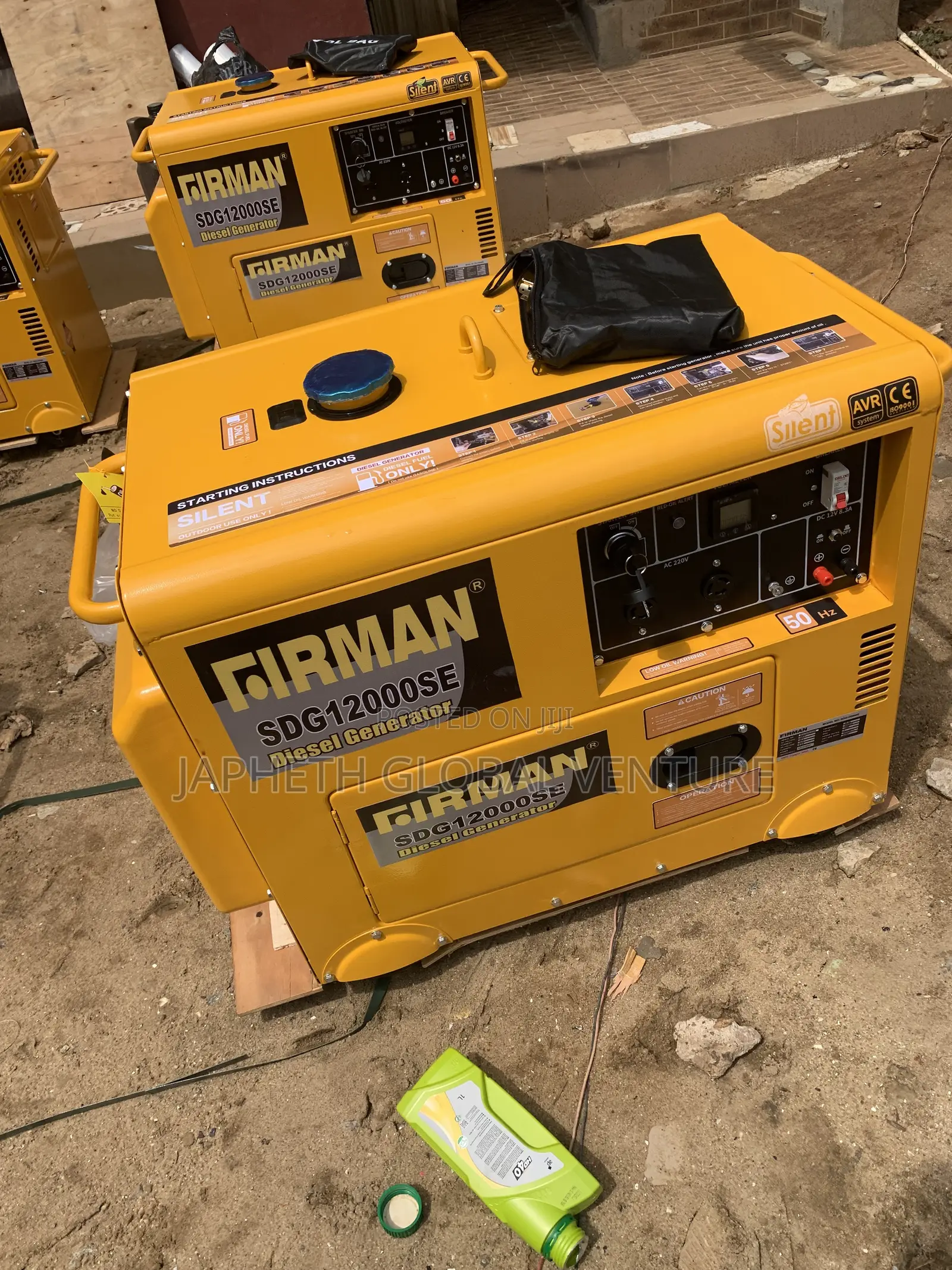 Firman Sdg12000se Key Start Diesel Generator – Super Silent