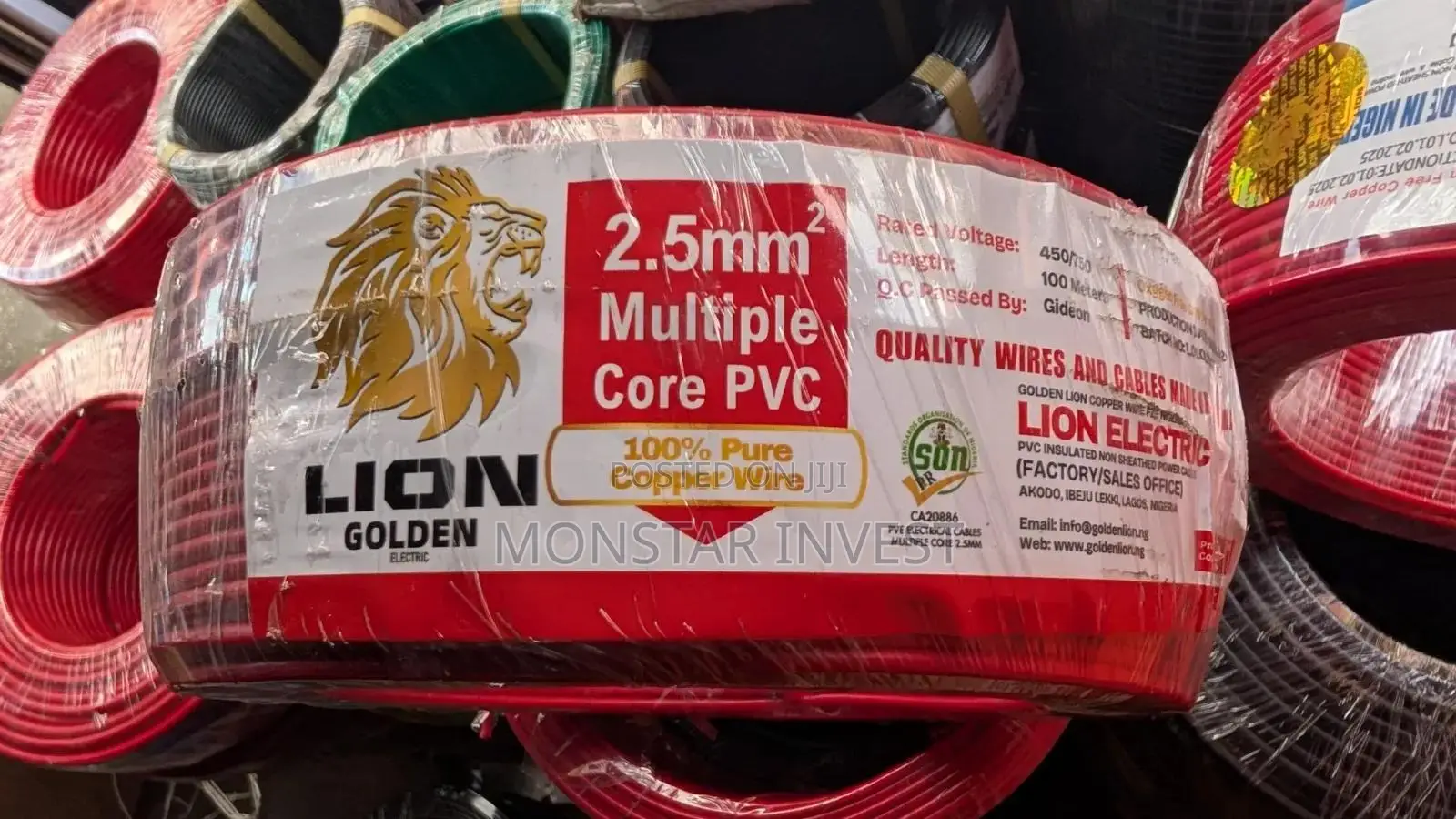 2.5mm Multiple Core PVC