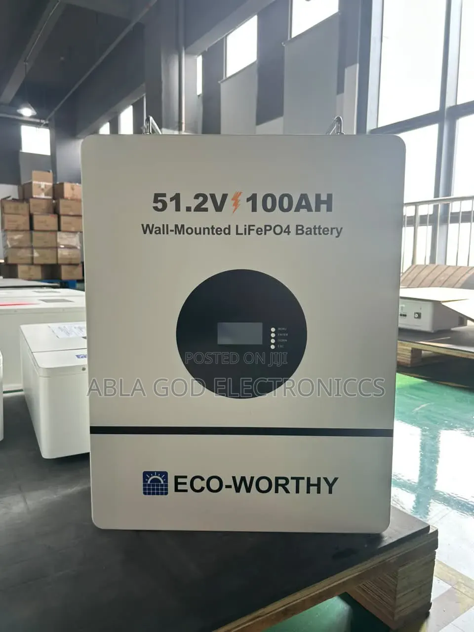 Eco Worthy 5kwh Lithium Ion Battery ( 48v/100ah) Lifepo4.