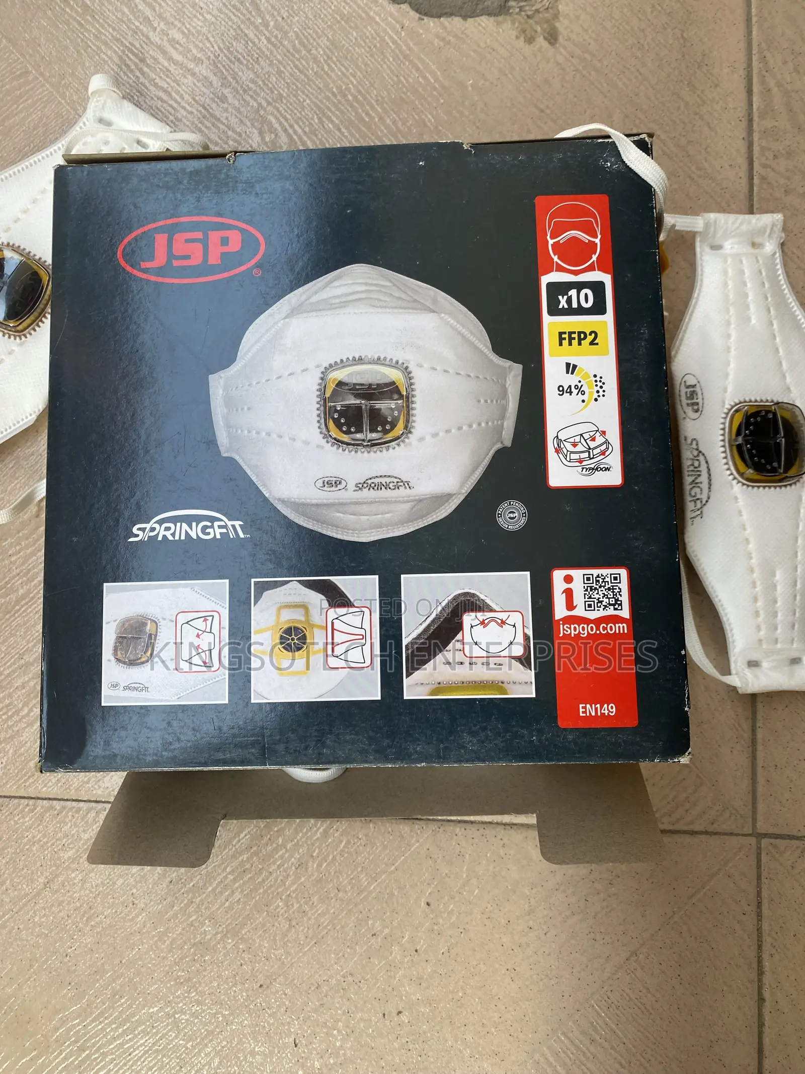 Jsp Disposable Respirator Springfit