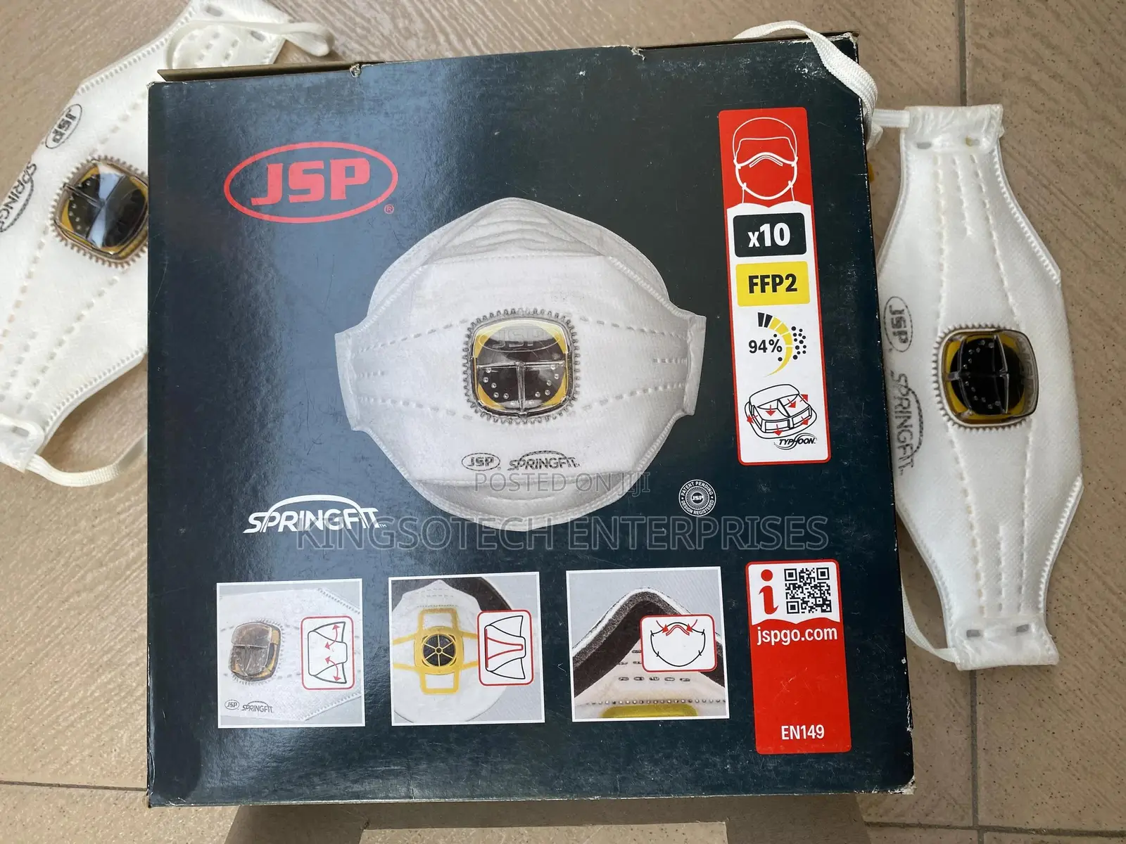 Jsp Disposable Respirator Springfit