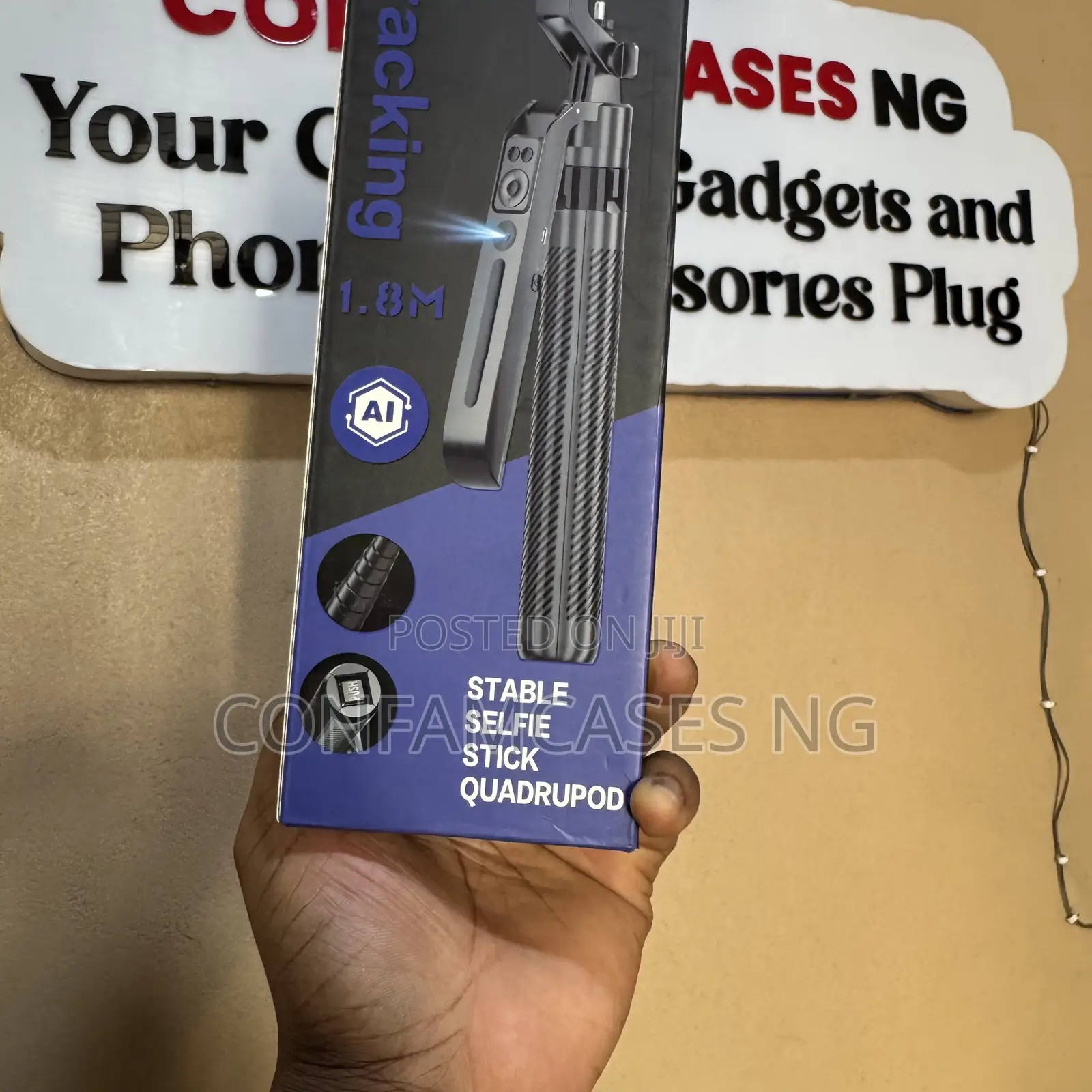 C12 Ai Tracking Quadrupod Selfie Stick Tripod