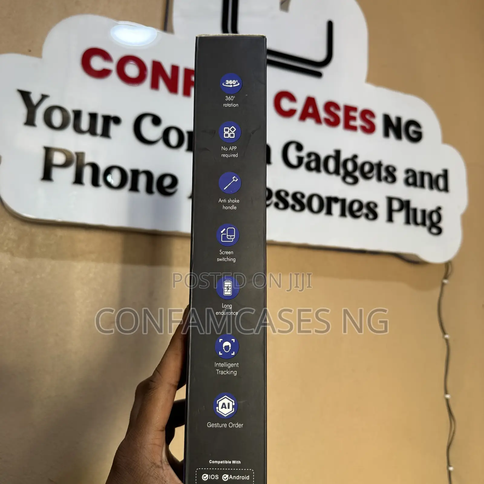 C12 Ai Tracking Quadrupod Selfie Stick Tripod