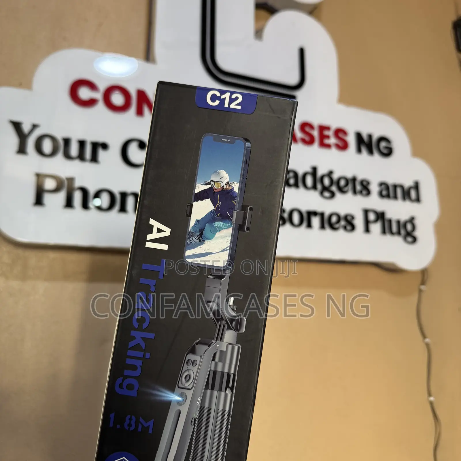 C12 Ai Tracking Quadrupod Selfie Stick Tripod