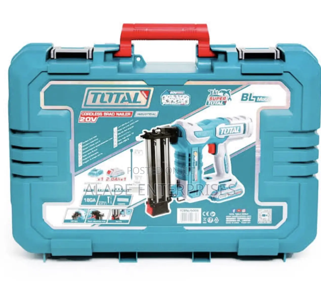 Total Cordless Brad Nailer 50mm