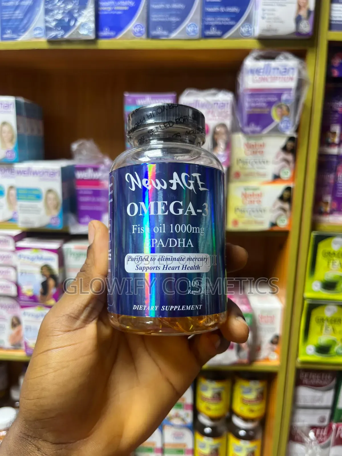New Age Omega - 3 Fish Oil 1000mg