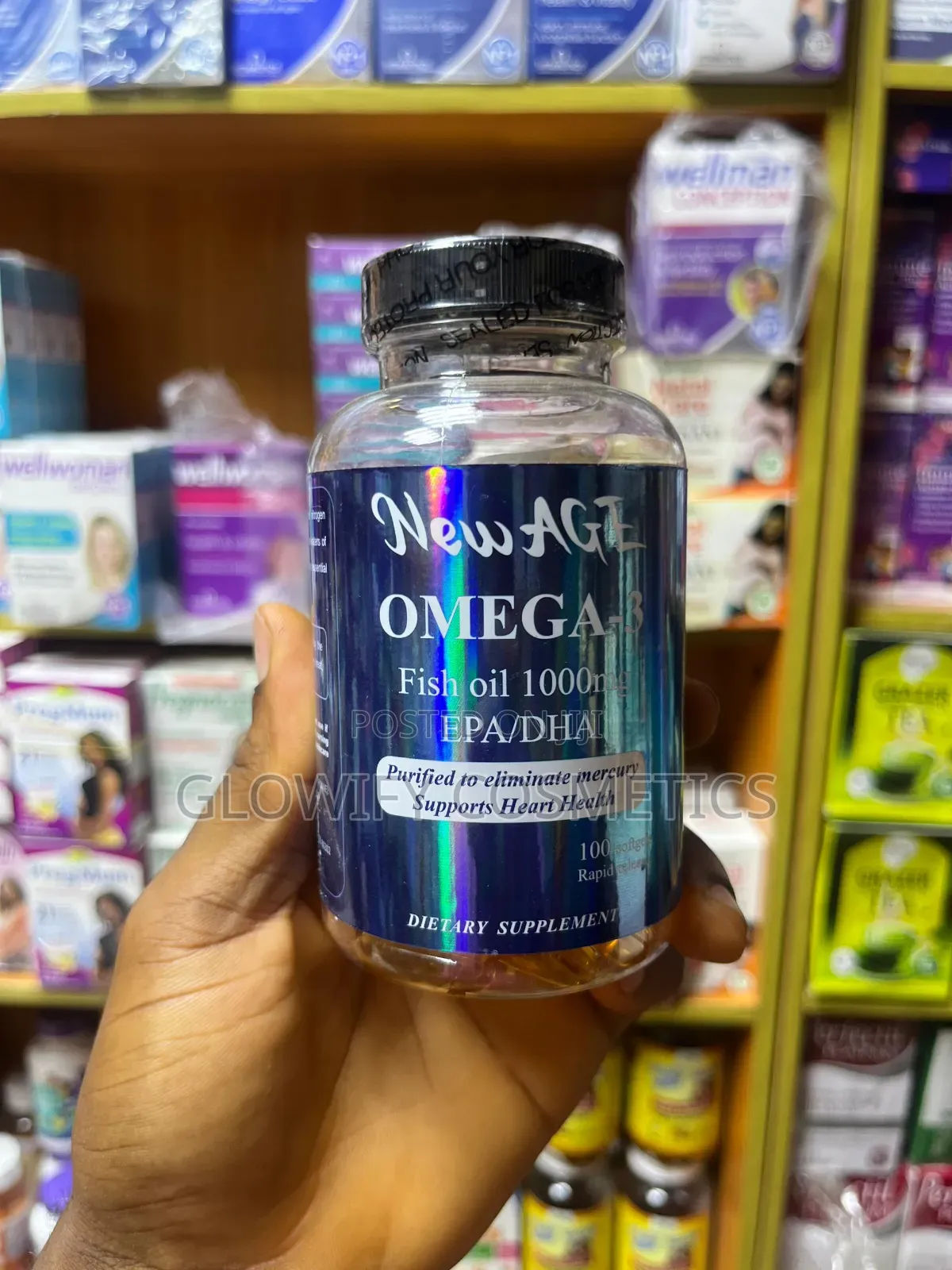 New Age Omega - 3 Fish Oil 1000mg