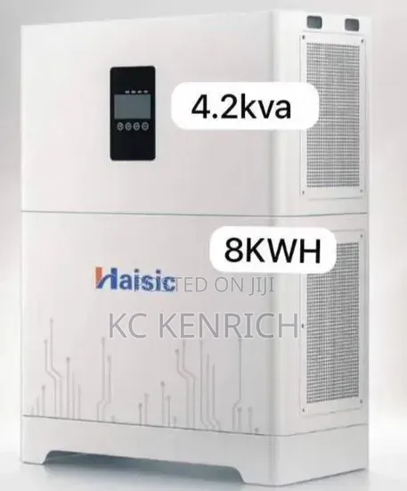 Haisic Lithium Solar Battery All In One, 8kwh Batery, 4.2kwh Inverter