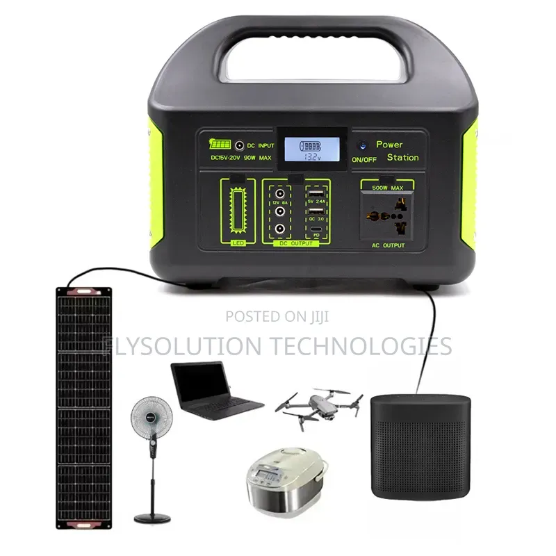 500w Portable Power Station Solar Generator (Eg010li Model)
