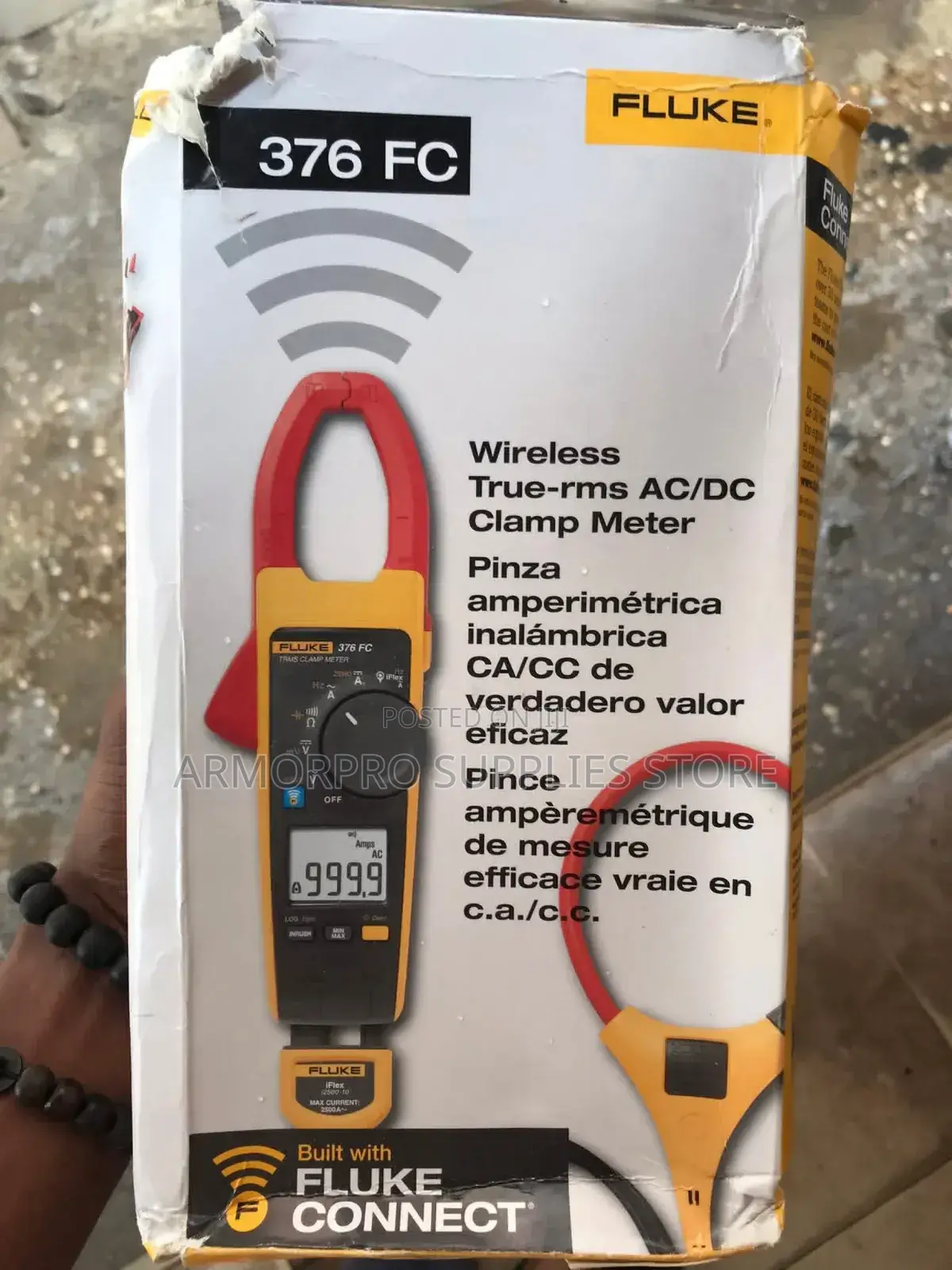Fluke 376 Fc True-rms Ac/Dc Clamp Meter